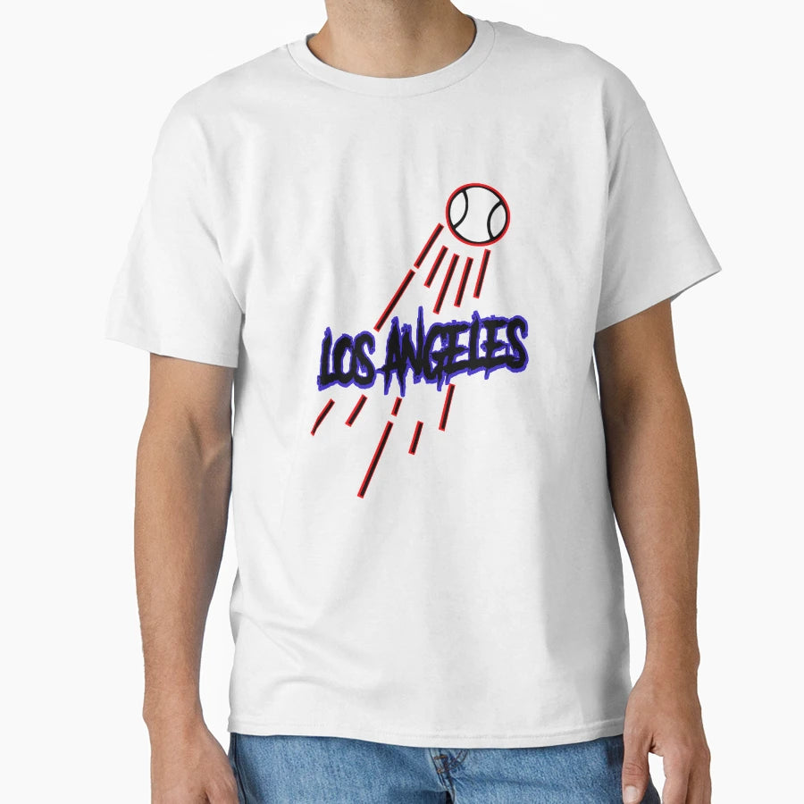 Los Angeles Baseball T-Shirt - Minimalist Print for Adults - T-Shirt, Sweatshirt, Hoodie