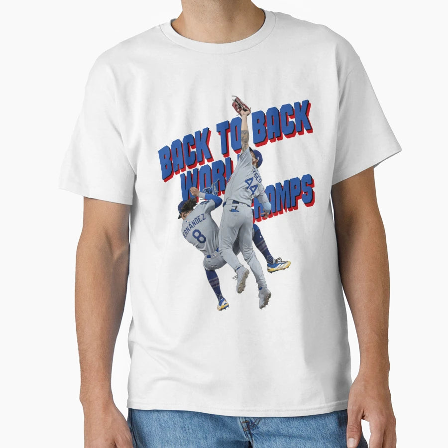 Baseball Champions Back To Back Energy T-Shirt - Custom Art Print Men Women - T-Shirt, Sweatshirt, Hoodie