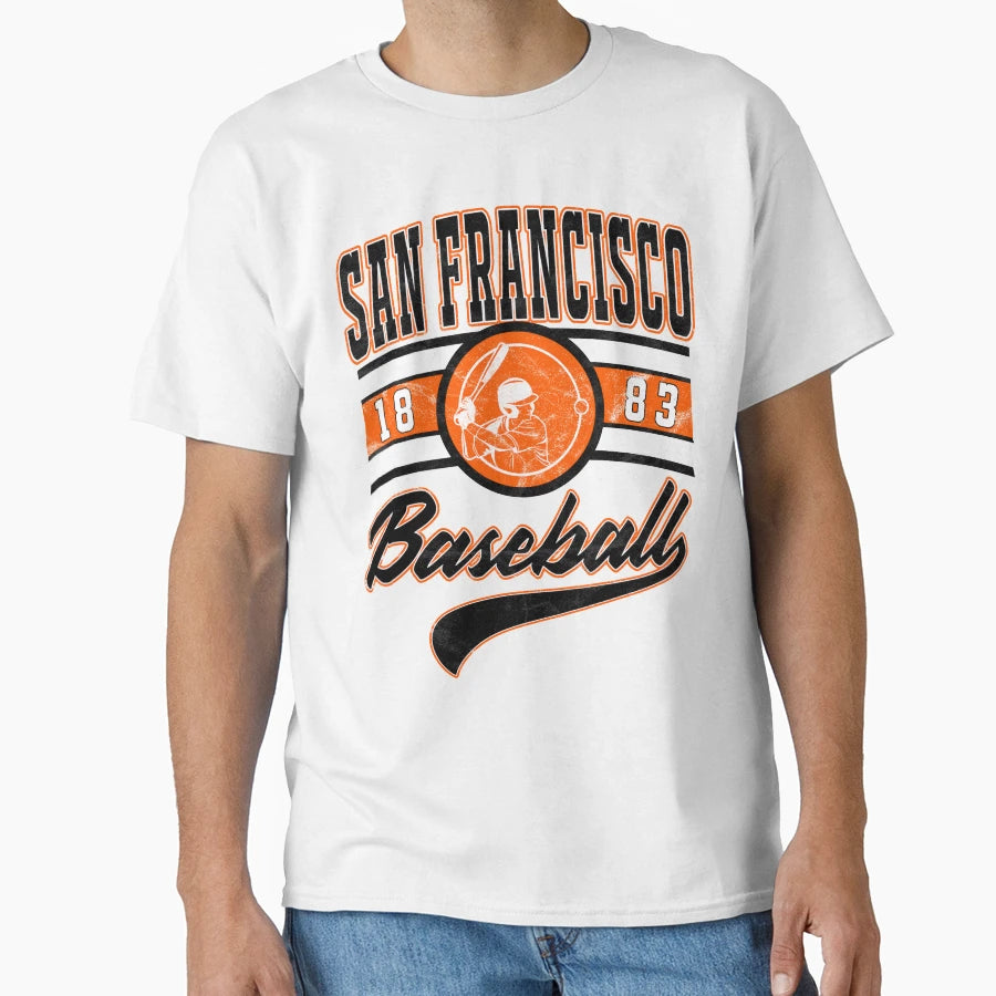San Francisco Baseball T-Shirt - Unique Graphic Unisex - T-Shirt, Sweatshirt, Hoodie
