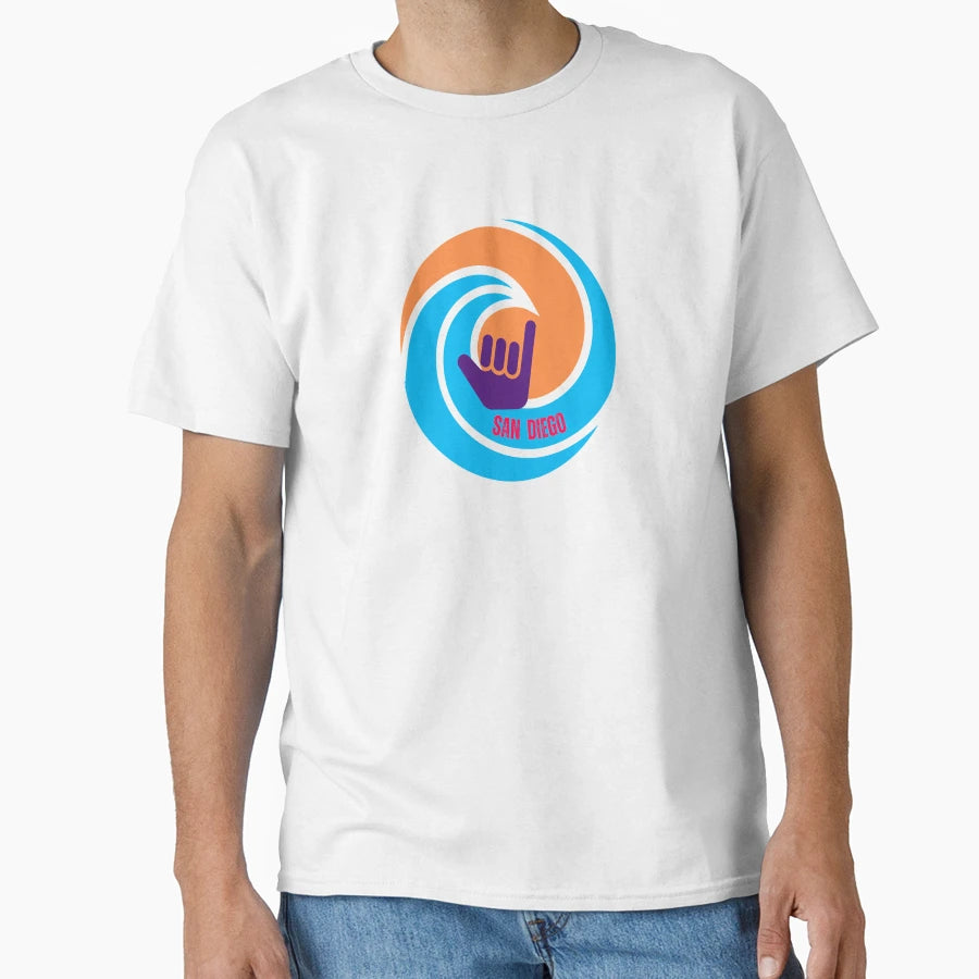 Surfing San Diego California T-Shirt - Streetwear Style Unisex - T-Shirt, Sweatshirt, Hoodie