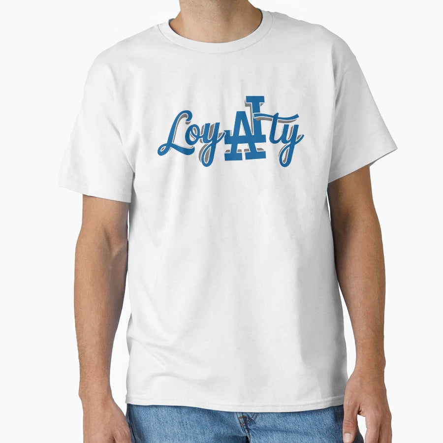 Blue Loyalty Los Angeles T-Shirt - Unique Graphic Unisex - T-Shirt, Sweatshirt, Hoodie