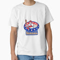 American Baseball Player Batting T-Shirt - Custom Art Print for Adults - T-Shirt, Sweatshirt, Hoodie