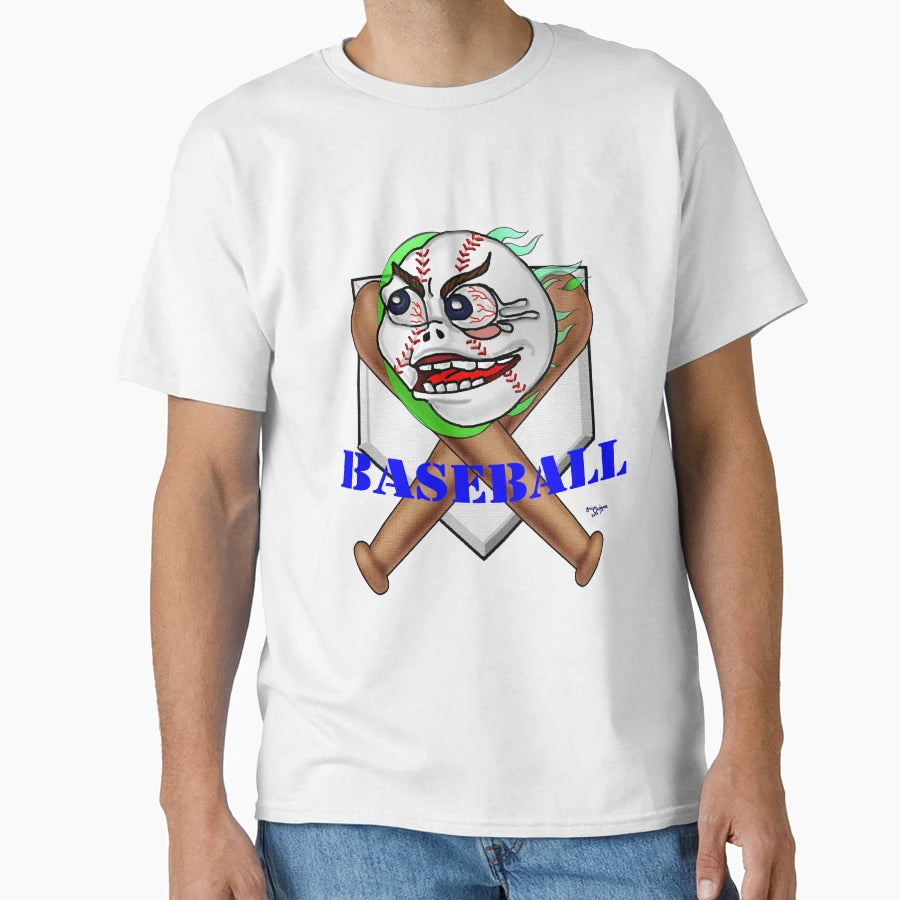 Screaming Baseball T-Shirt - Graphic Print Unisex - T-Shirt, Sweatshirt, Hoodie