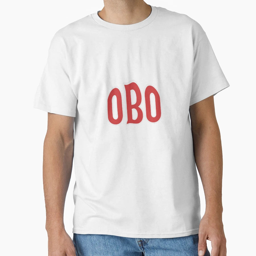 Black Obo Loogo T-Shirt - Custom Art Print for Adults - T-Shirt, Sweatshirt, Hoodie