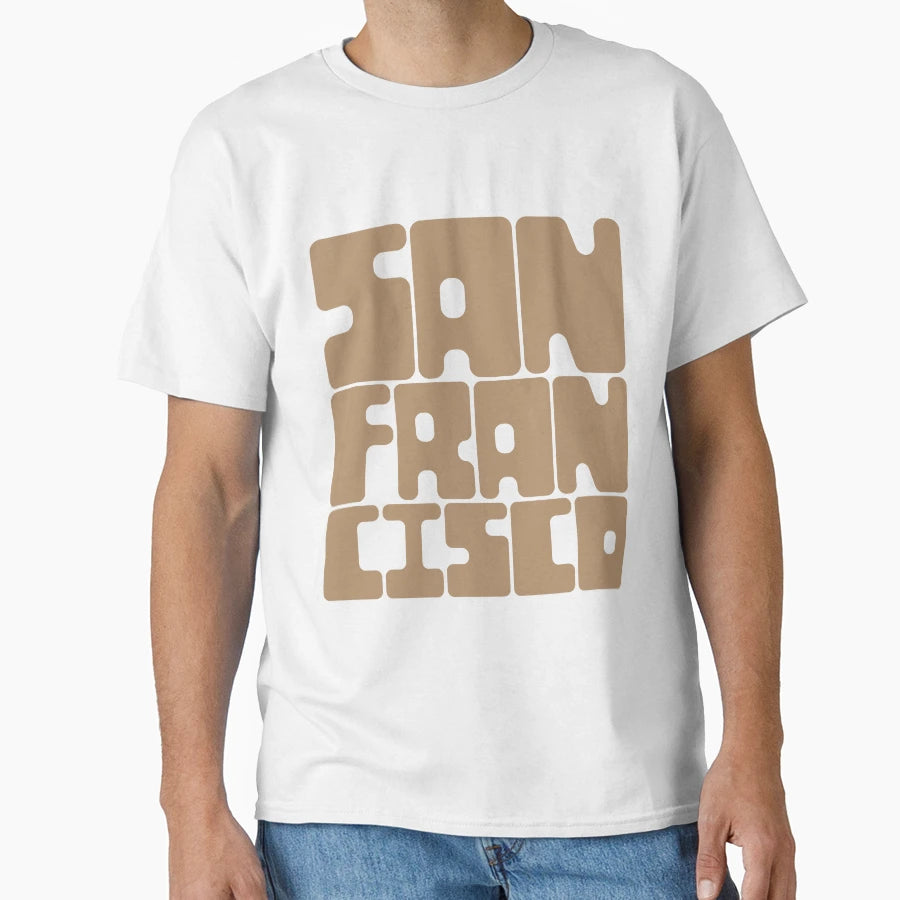 San Francisco Iced Tea Brown T-Shirt - Minimalist Print for Adults - T-Shirt, Sweatshirt, Hoodie