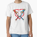American Baseball Drip Graffiti Ball T-Shirt - Unique Graphic for Adults - T-Shirt, Sweatshirt, Hoodie