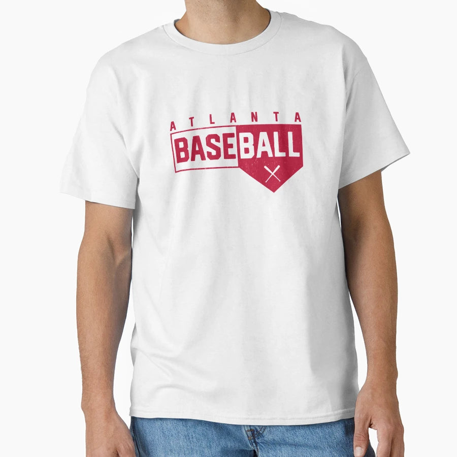 Atlanta Baseball Home Plate T-Shirt - Novelty Apparel Unisex - T-Shirt, Sweatshirt, Hoodie