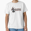 Cartoon Baseball Player Puppy Los T-Shirt - Minimalist Print for Adults - T-Shirt, Sweatshirt, Hoodie