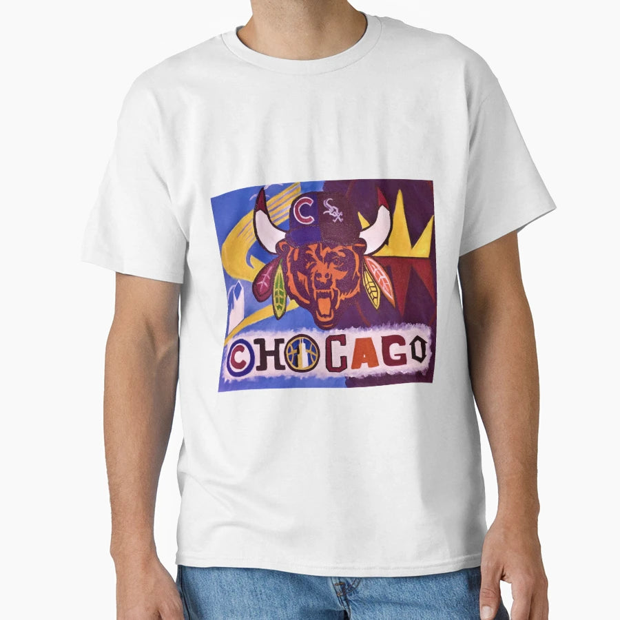 Chi Town Represent T-Shirt - Fun Novelty Design for Adults - T-Shirt, Sweatshirt, Hoodie