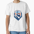 American Baseball Batter Hitter Shield T-Shirt - Graphic Print Men Women - T-Shirt, Sweatshirt, Hoodie