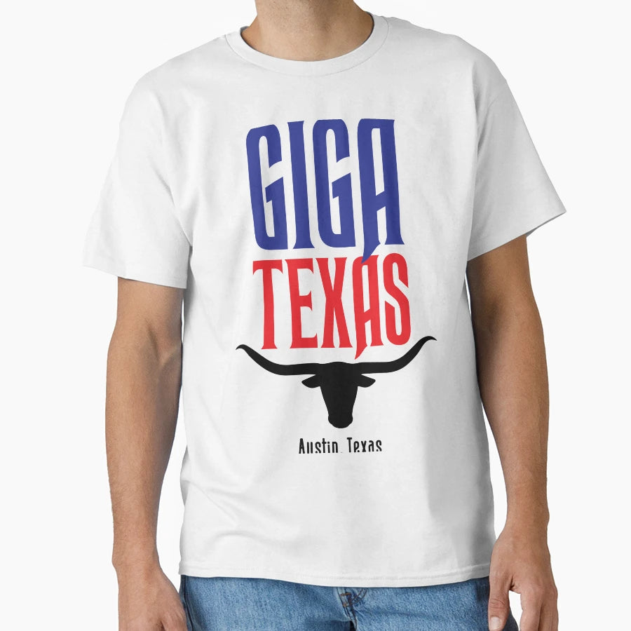 Giga Texas Red T-Shirt - Trendy Graphic for Adults - T-Shirt, Sweatshirt, Hoodie