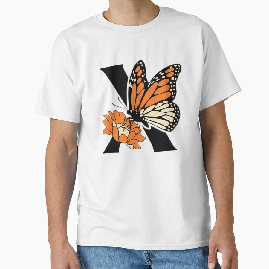 Spring Monarch Butterfly Orange T-Shirt - Fun Novelty Design for Adults - T-Shirt, Sweatshirt, Hoodie
