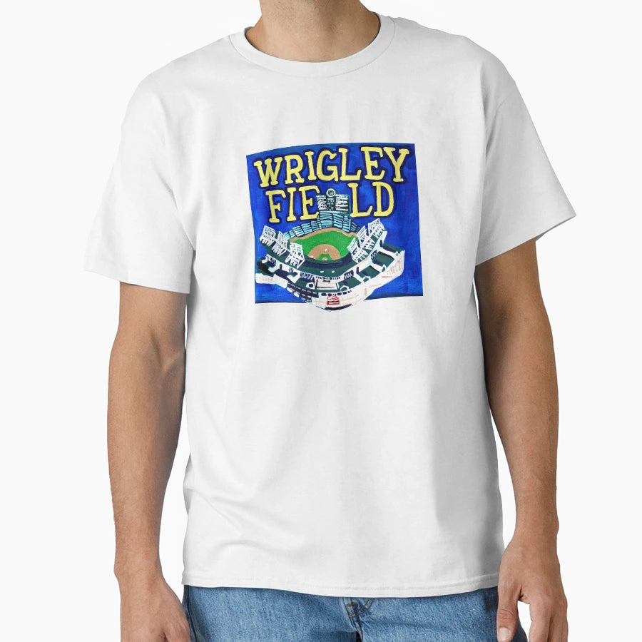 Wrigley Field T-Shirt - Aesthetic Graphic Unisex - T-Shirt, Sweatshirt, Hoodie