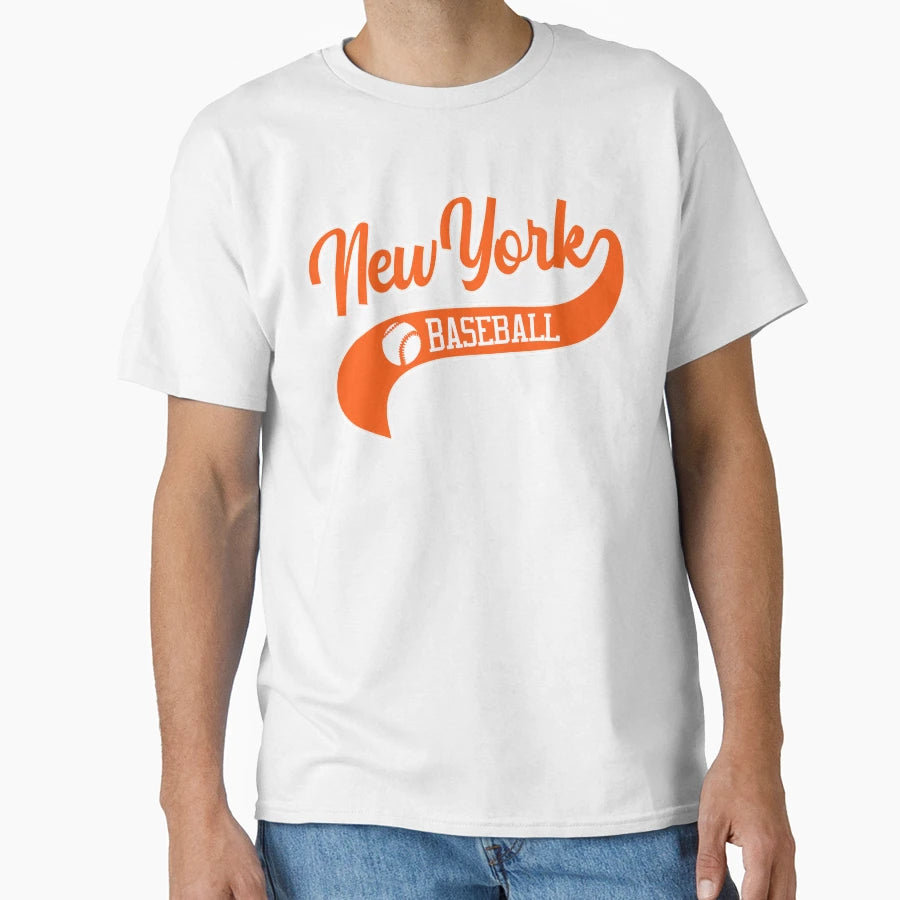 Ny Baseball New York Swoosh T-Shirt - Trendy Graphic Men Women - T-Shirt, Sweatshirt, Hoodie