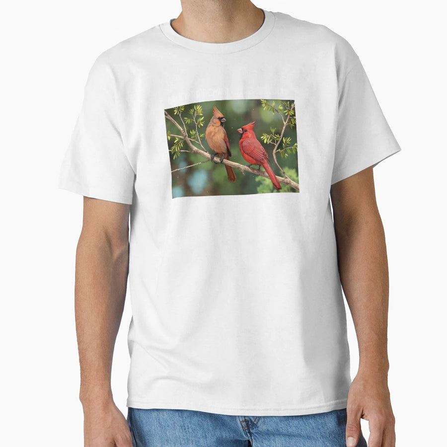 Backyard Royalty Cardinal Cardinals T-Shirt - Graphic Print Unisex - T-Shirt, Sweatshirt, Hoodie