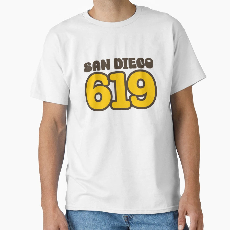 San Diego 619 T-Shirt - Graphic Print Unisex - T-Shirt, Sweatshirt, Hoodie