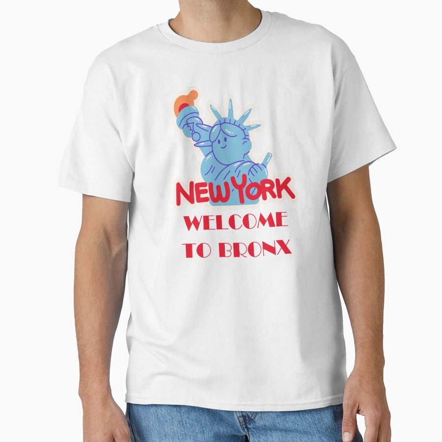 Welcome To Bronx I Invite You To New T-Shirt - Unique Graphic Men Women - T-Shirt, Sweatshirt, Hoodie