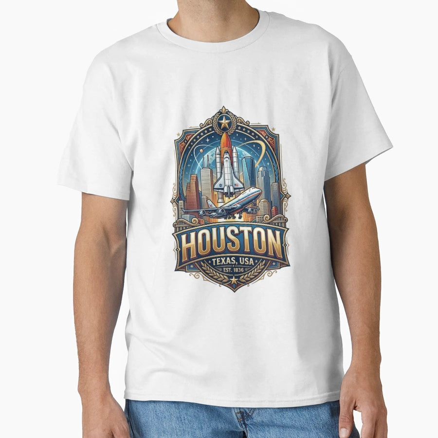 Houston Texas T-Shirt - Casual Everyday Wear Men Women - T-Shirt, Sweatshirt, Hoodie