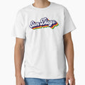 70S San Diego T-Shirt - Minimalist Print Unisex - T-Shirt, Sweatshirt, Hoodie