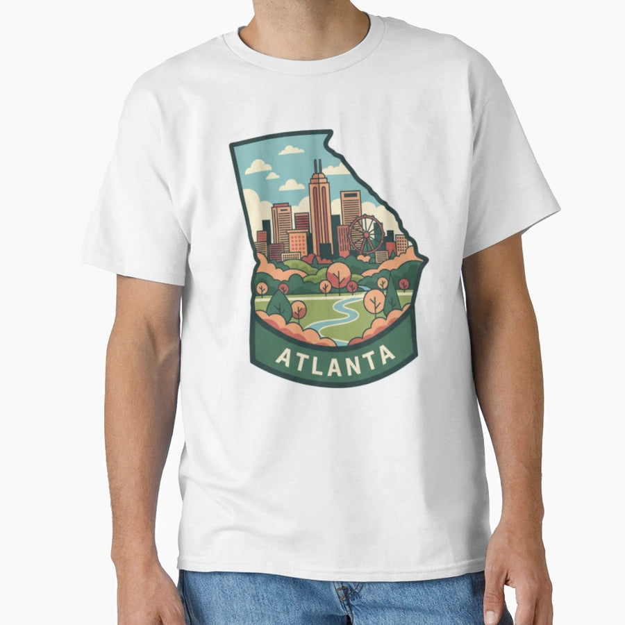 Atlanta T-Shirt - Trendy Graphic Unisex - T-Shirt, Sweatshirt, Hoodie