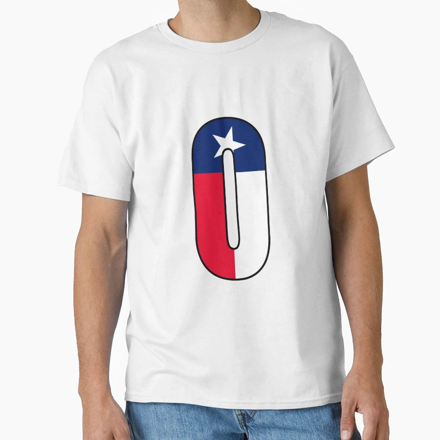 Number 0 Texas Flag T-Shirt - Novelty Apparel Men Women - T-Shirt, Sweatshirt, Hoodie