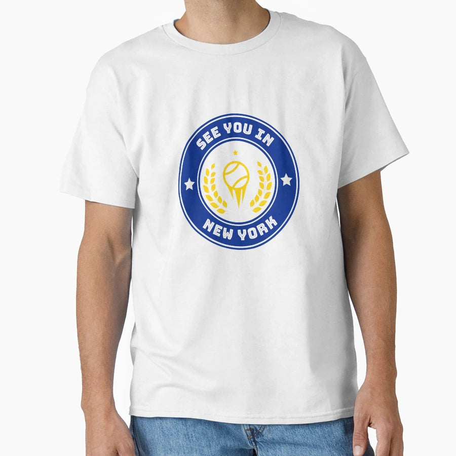 See You New York Tennis T-Shirt - Streetwear Style Men Women - T-Shirt, Sweatshirt, Hoodie