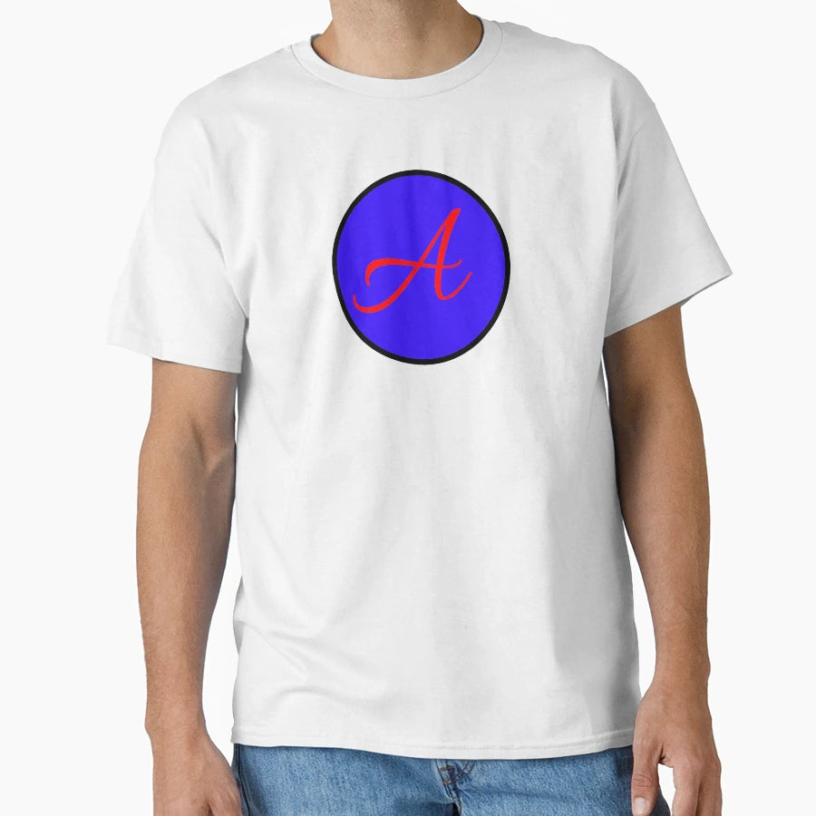 Large Capital Blue And Red Colour T-Shirt - Casual Everyday Wear Unisex - T-Shirt, Sweatshirt, Hoodie