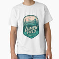 Lumen Field And Space Needle T-Shirt - Fun Novelty Design for Adults - T-Shirt, Sweatshirt, Hoodie