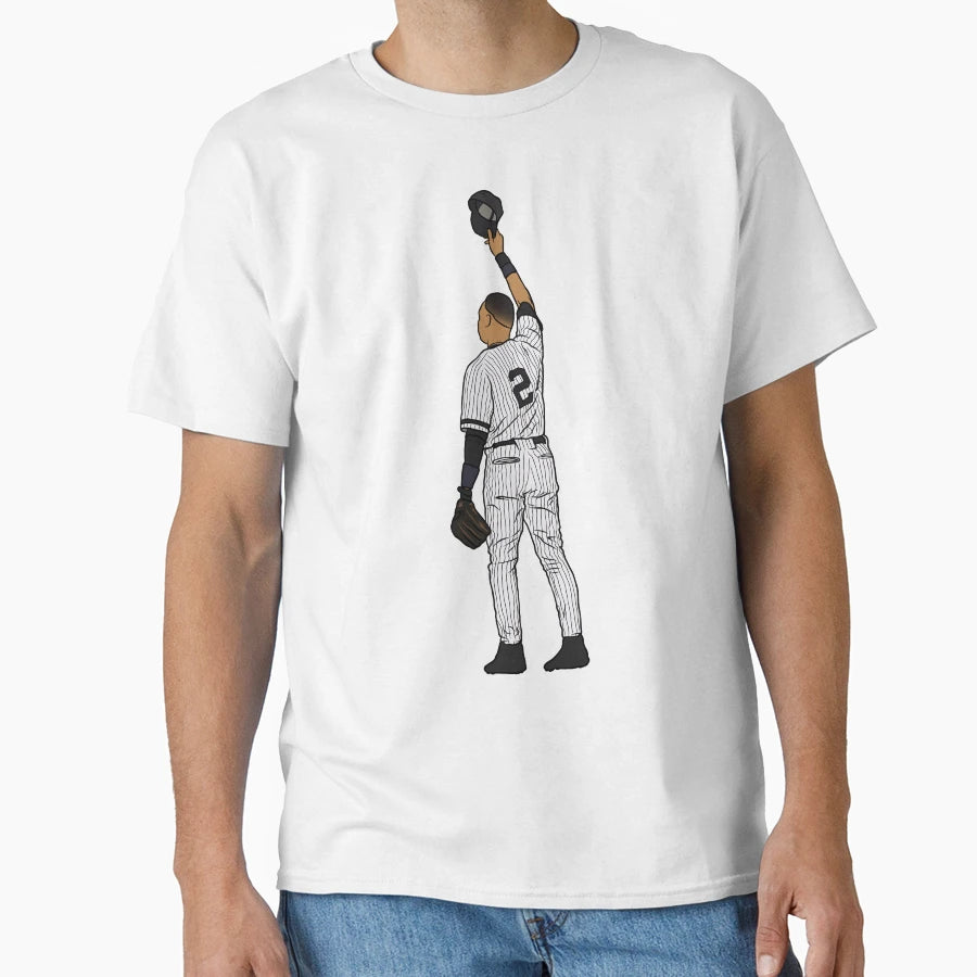 Derek Jeter Tips His Hat T-Shirt - Streetwear Style Men Women - T-Shirt, Sweatshirt, Hoodie