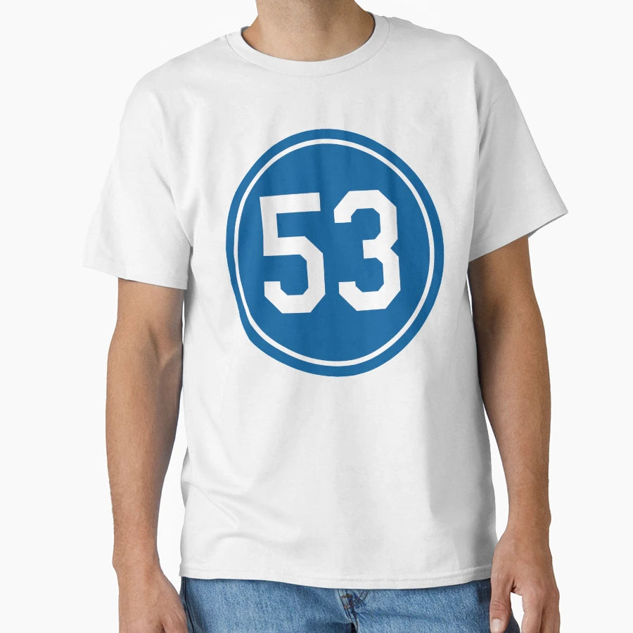 Don Drysdale 53 Jersey Number T-Shirt - Trendy Graphic Unisex - T-Shirt, Sweatshirt, Hoodie