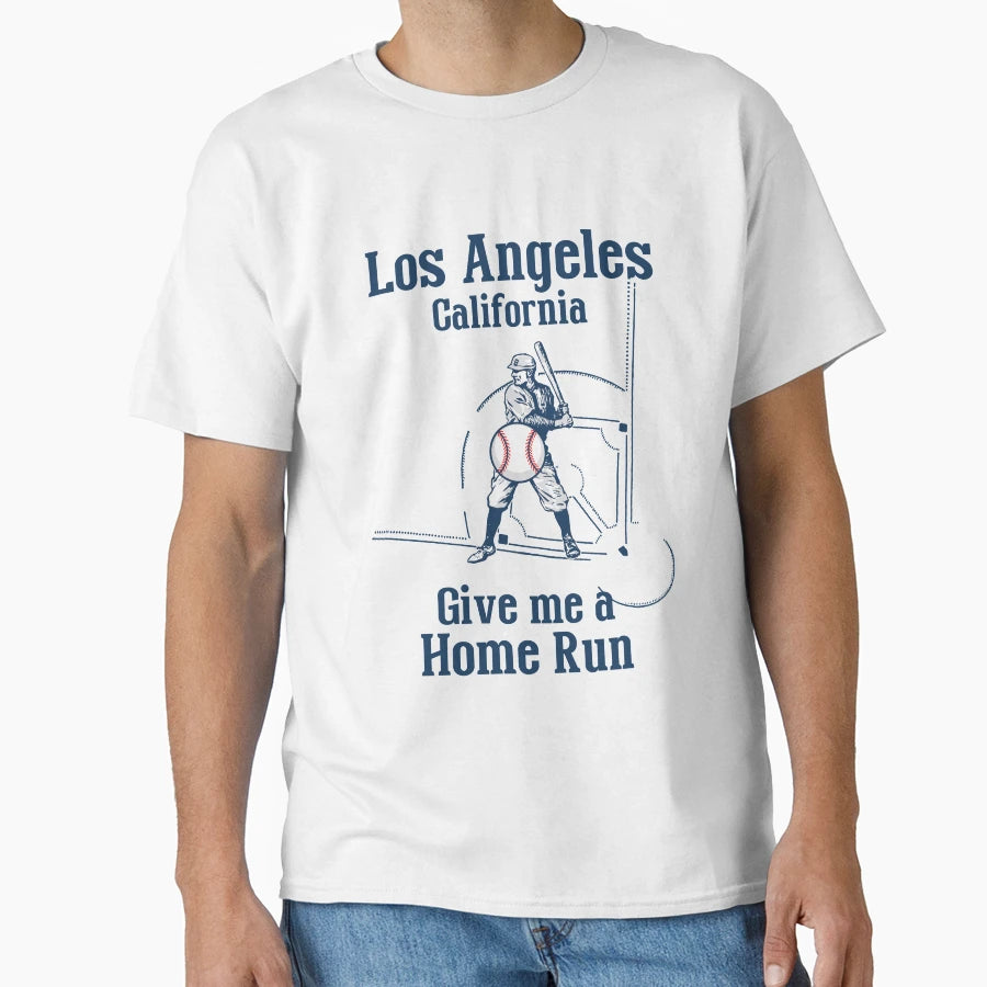 Los Angeles California Baseball T-Shirt - Minimalist Print Men Women - T-Shirt, Sweatshirt, Hoodie