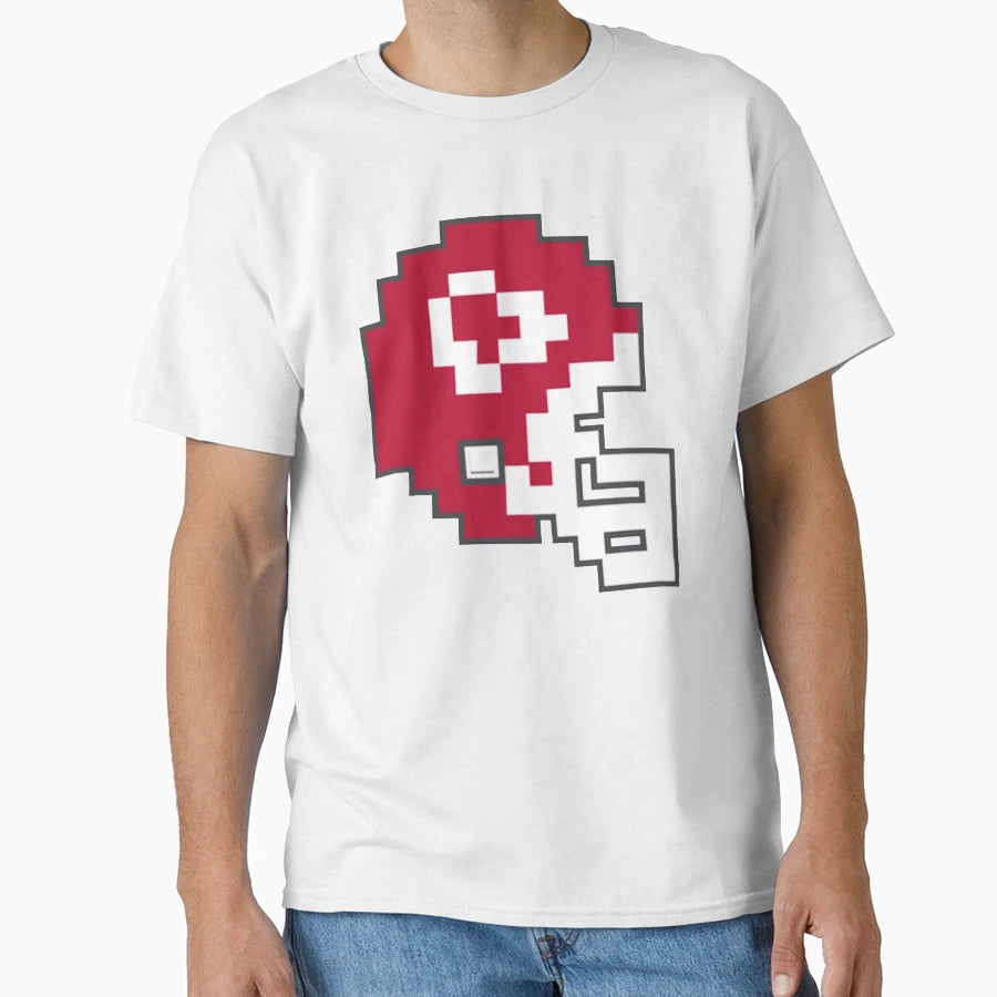 Kansas City Tecmo Bowl Helmet And T-Shirt - Minimalist Print Unisex - T-Shirt, Sweatshirt, Hoodie