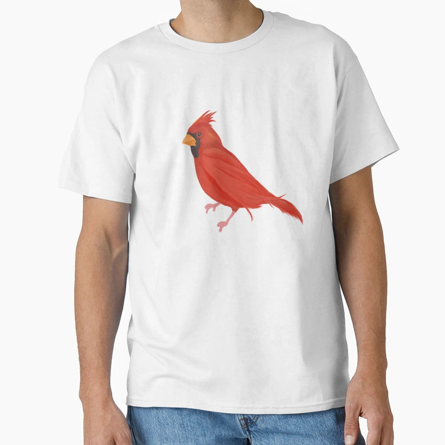 Red Bird T-Shirt - Graphic Print Unisex - T-Shirt, Sweatshirt, Hoodie