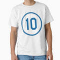 Justin Turner 10 Jersey Number T-Shirt - Fun Novelty Design for Adults - T-Shirt, Sweatshirt, Hoodie