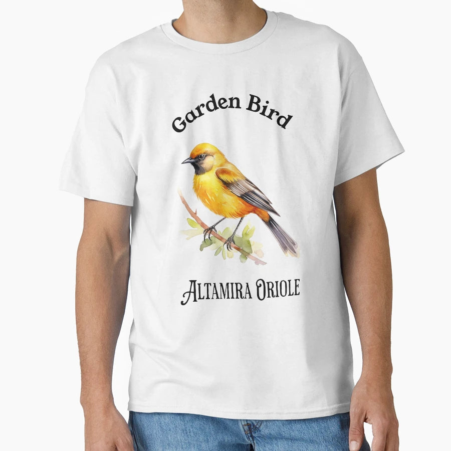 Garden Bird Altamira Oriole T-Shirt - Fun Novelty Design for Adults - T-Shirt, Sweatshirt, Hoodie
