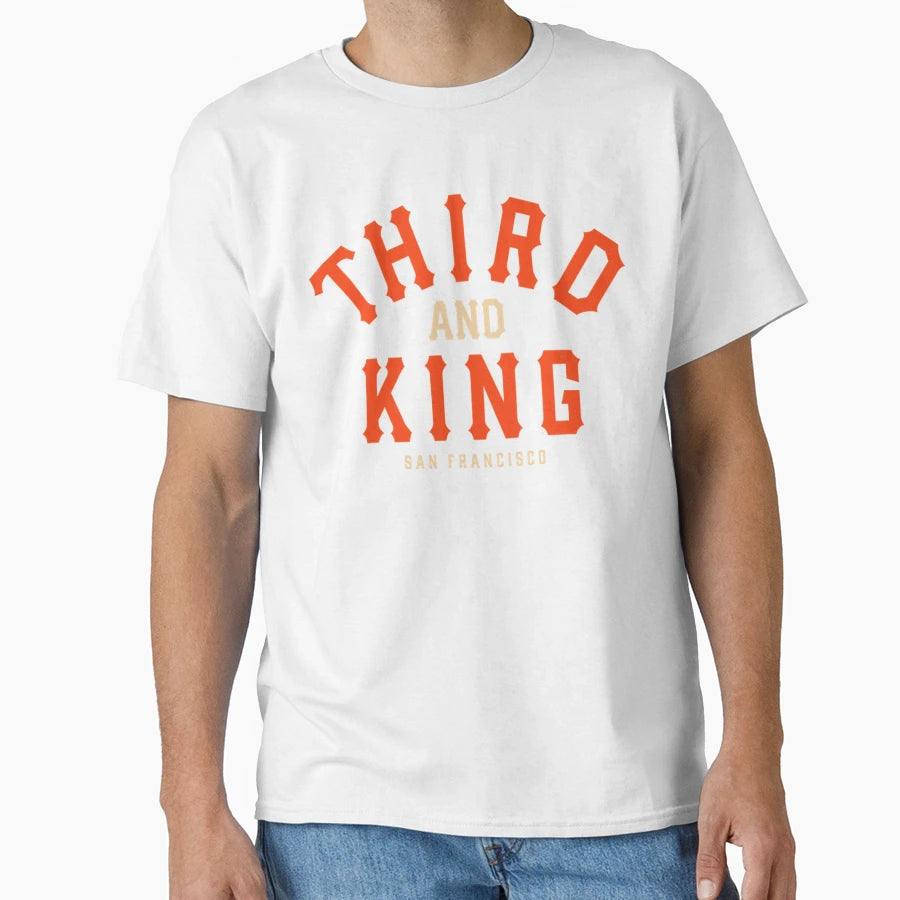 Third And King Baseball T-Shirt - Unique Graphic for Adults - T-Shirt, Sweatshirt, Hoodie