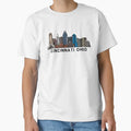 Cincinnati Skyline T-Shirt - Casual Everyday Wear Unisex - T-Shirt, Sweatshirt, Hoodie