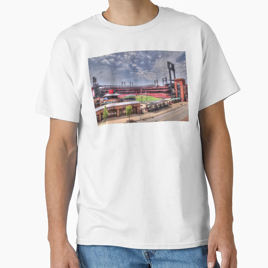 Busch Stadium T-Shirt - Fun Novelty Design for Adults - T-Shirt, Sweatshirt, Hoodie