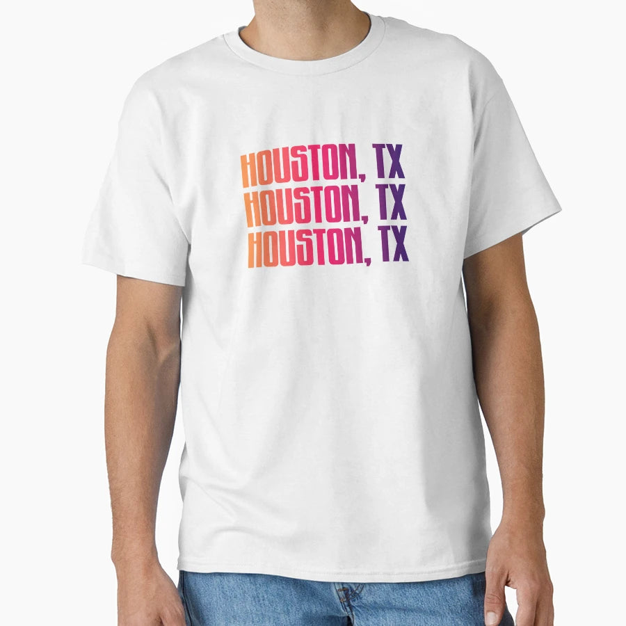 Houston Tx T-Shirt - Graphic Print Unisex - T-Shirt, Sweatshirt, Hoodie