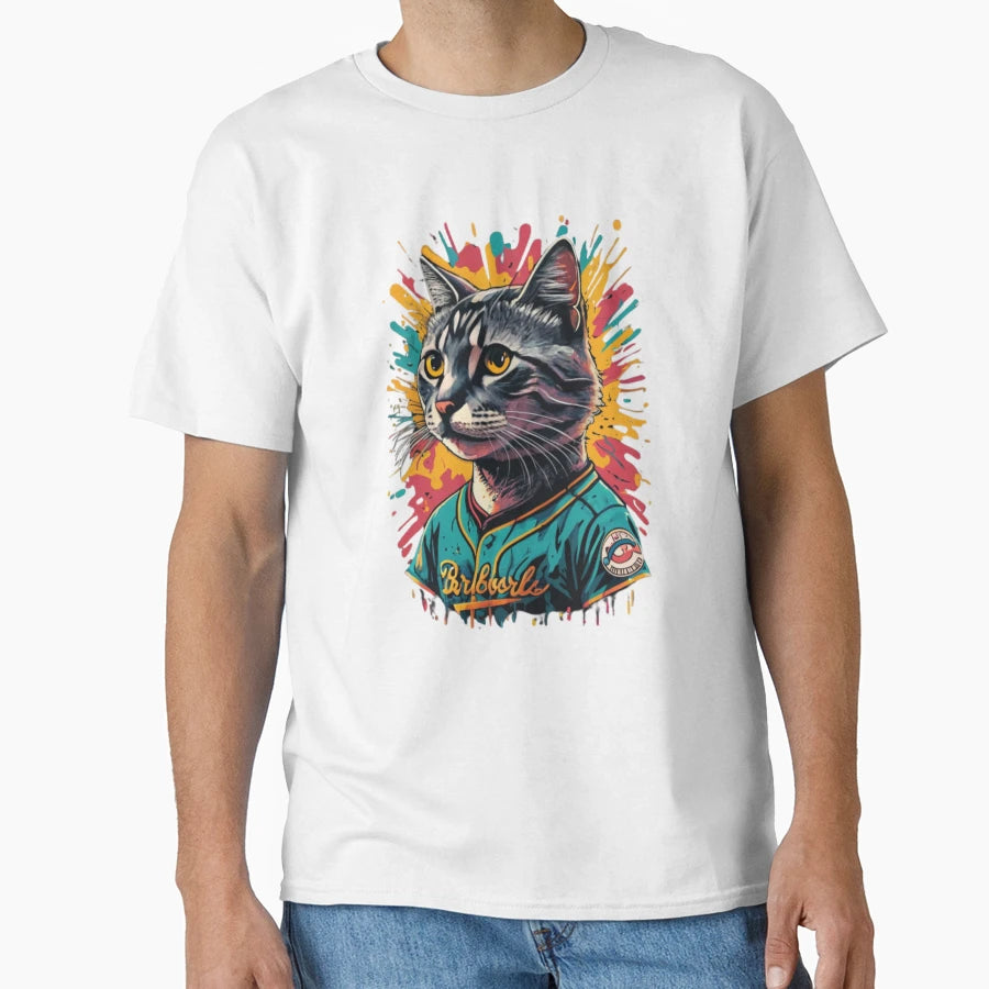 Baseball Player T-Shirt - Graphic Print Unisex - T-Shirt, Sweatshirt, Hoodie