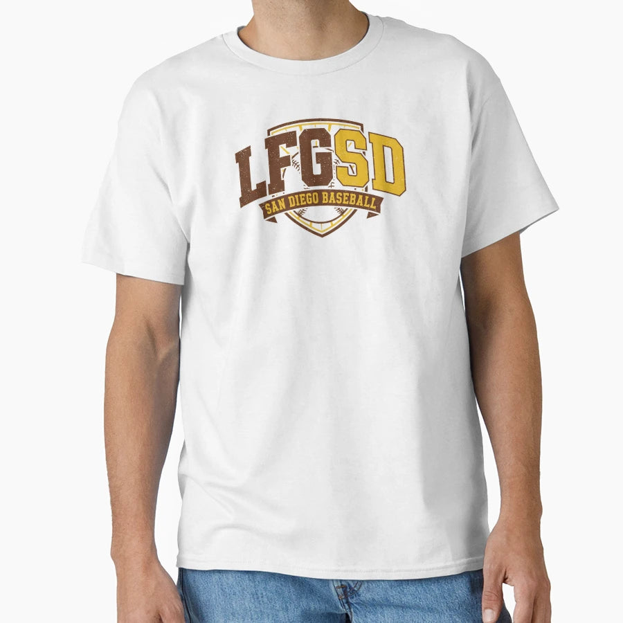 Lfgsd San Diego Baseball T-Shirt - Trendy Graphic Men Women - T-Shirt, Sweatshirt, Hoodie