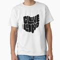 Cleveland Ohio City Typography T-Shirt - Graphic Print Unisex - T-Shirt, Sweatshirt, Hoodie