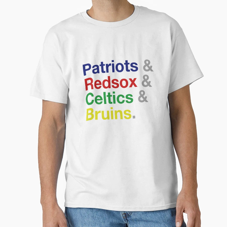 Boston Sports T-Shirt - Minimalist Print Unisex - T-Shirt, Sweatshirt, Hoodie