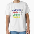 Boston Sports T-Shirt - Minimalist Print Unisex - T-Shirt, Sweatshirt, Hoodie