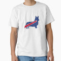 Buffalo Bills Corgi T-Shirt - Minimalist Print Men Women - T-Shirt, Sweatshirt, Hoodie