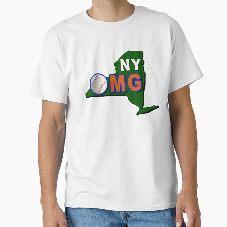 1Ny Omg Baseball T-Shirt - Aesthetic Graphic Unisex - T-Shirt, Sweatshirt, Hoodie