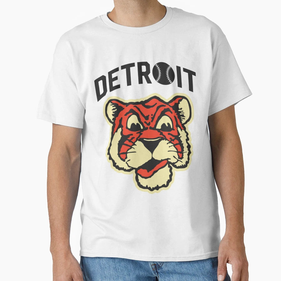 Detroit Tiger T-Shirt - Casual Everyday Wear for Adults - T-Shirt, Sweatshirt, Hoodie