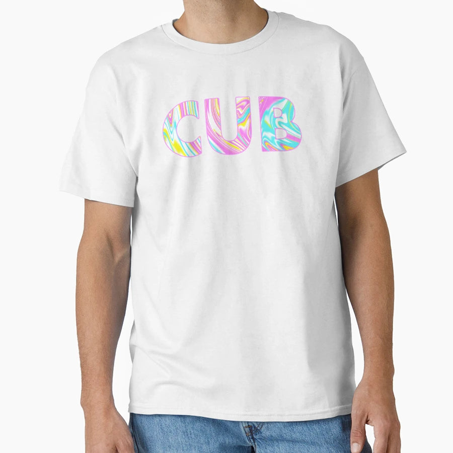 Cub Psychedelic Colours T-Shirt - Fun Novelty Design Men Women - T-Shirt, Sweatshirt, Hoodie