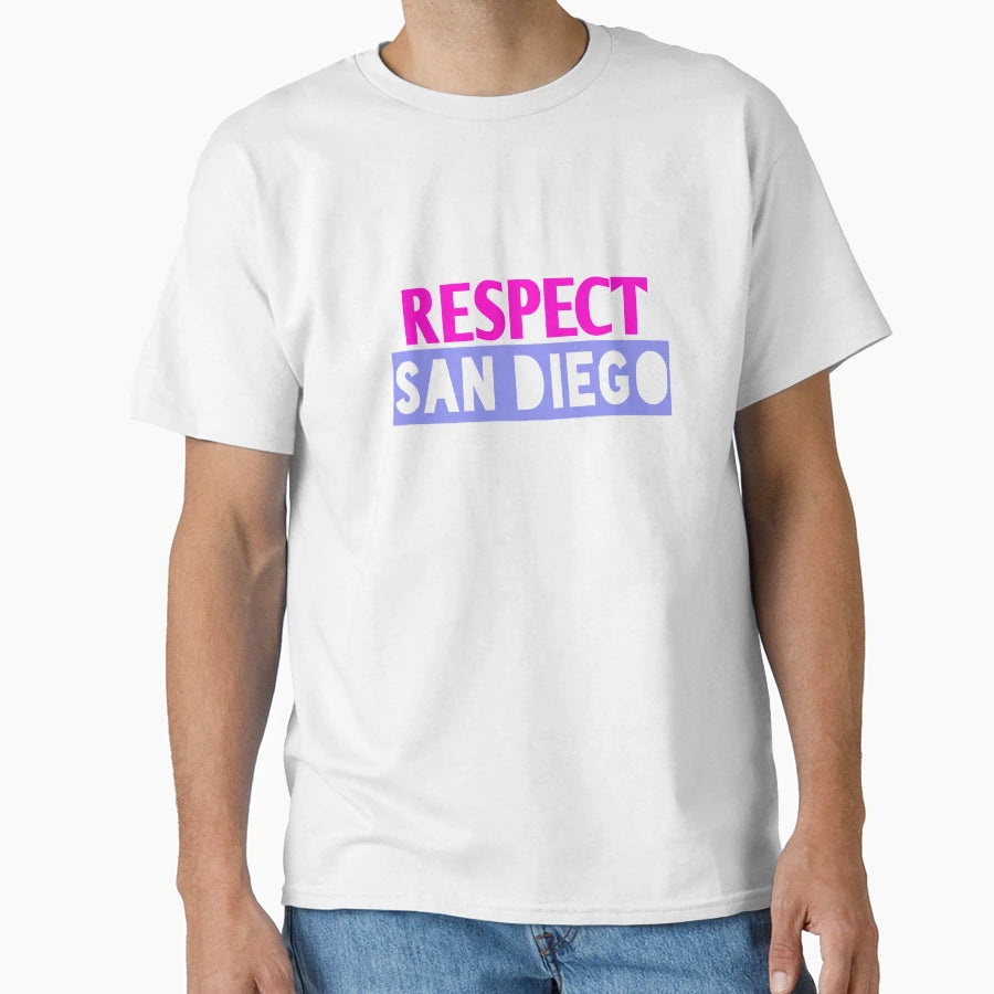 Respect San Diego T-Shirt - Trendy Graphic for Adults - T-Shirt, Sweatshirt, Hoodie