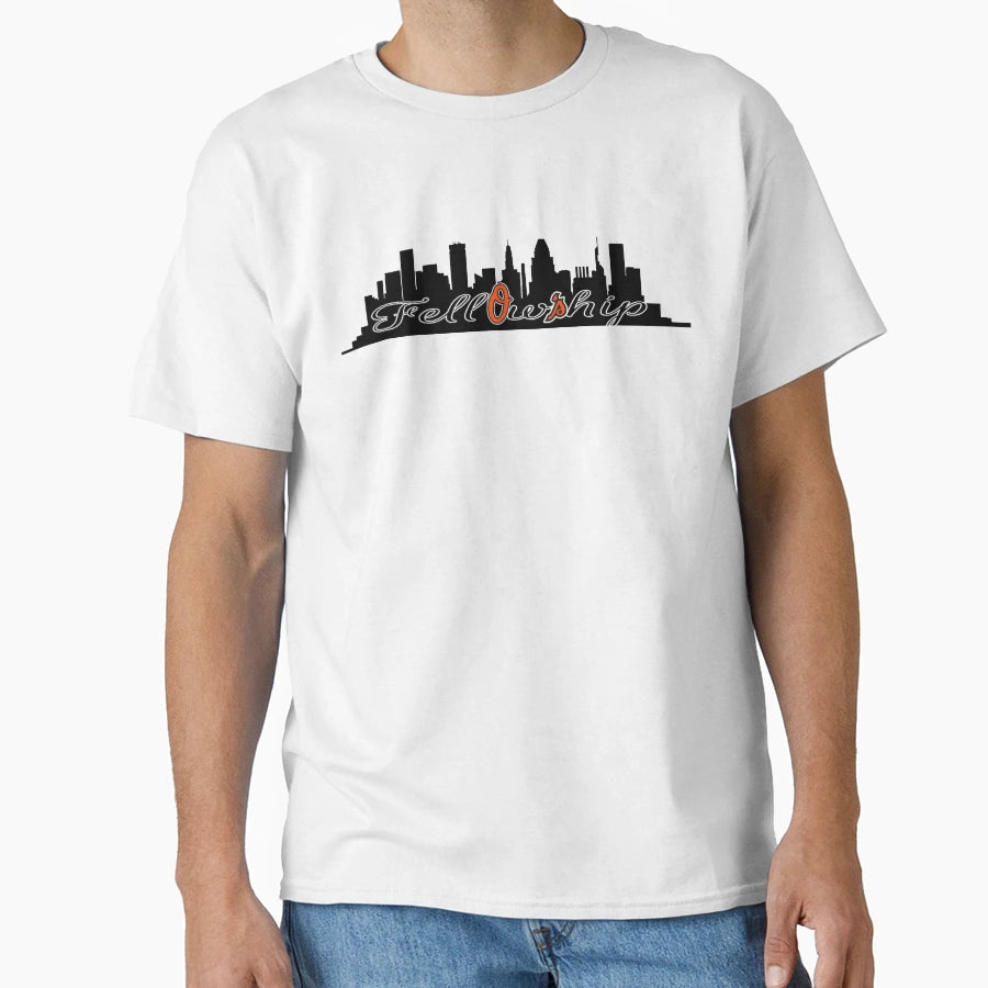 Fellowship Os Skyline T-Shirt - Novelty Apparel Unisex - T-Shirt, Sweatshirt, Hoodie
